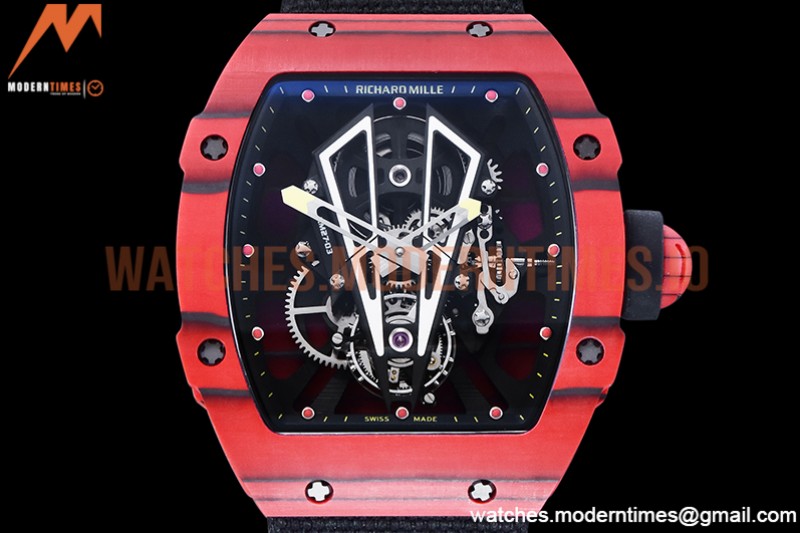 Richard Mille - Rafael Nadal RM27-03 Tourb Red NTPT/NY Ske BBR Tourbillon