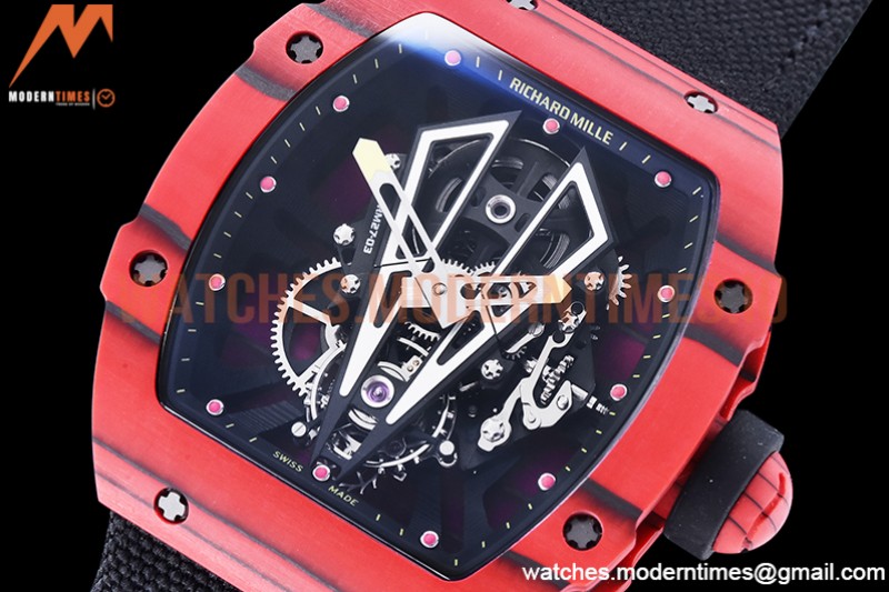 Richard Mille - Rafael Nadal RM27-03 Tourb Red NTPT/NY Ske BBR Tourbillon
