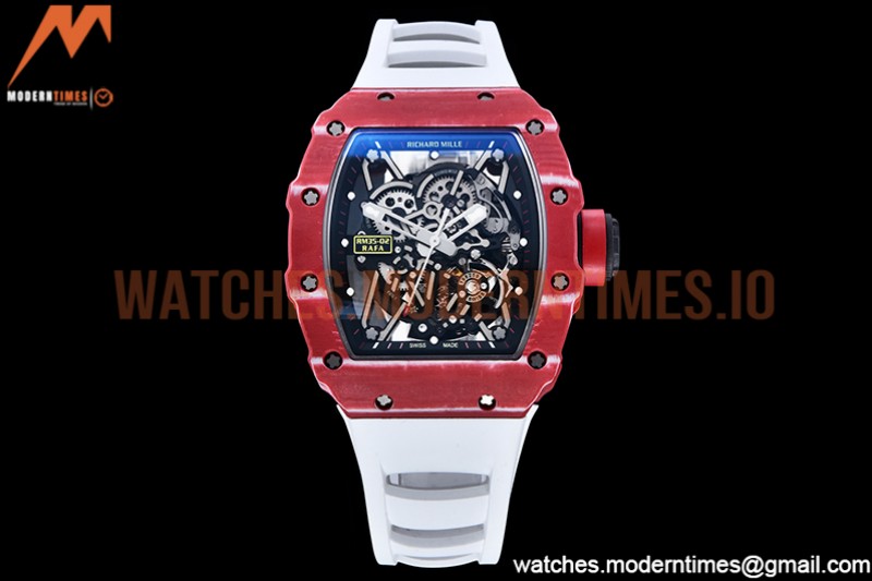 Richard Mille - RM035-02 Rafael Nadal White RNTPT/RU Skele T+F RMUL2