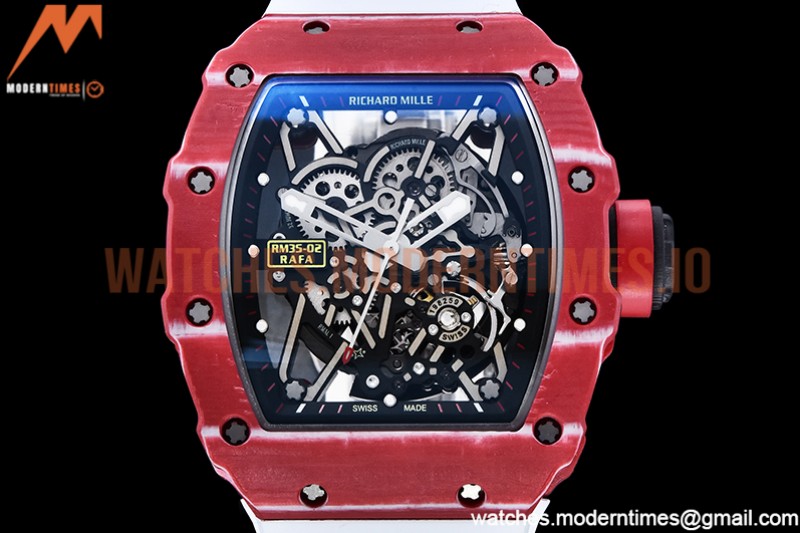 Richard Mille - RM035-02 Rafael Nadal White RNTPT/RU Skele T+F RMUL2