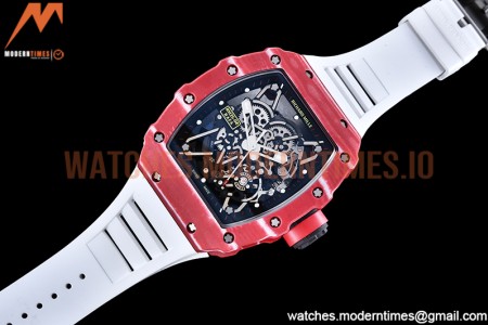 Richard Mille - RM035-02 Rafael Nadal White RNTPT/RU Skele T+F RMUL2