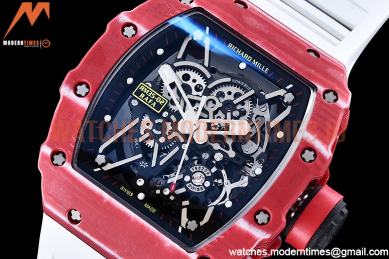Richard Mille - RM035-02 Rafael Nadal White RNTPT/RU Skele T+F RMUL2