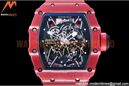 Richard Mille - RM035-02 Rafael Nadal Red RNTPT/RU Skele T+F RMUL2