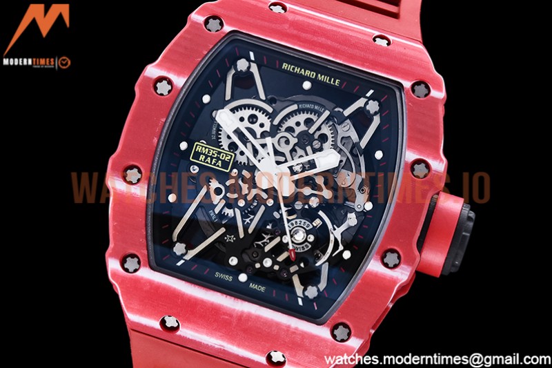 Richard Mille - RM035-02 Rafael Nadal Red RNTPT/RU Skele T+F RMUL2