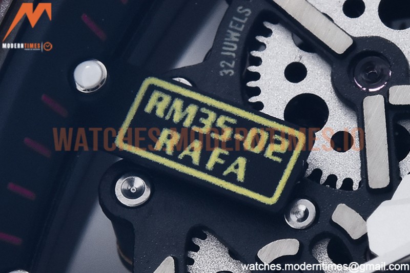 Richard Mille - RM035-02 Rafael Nadal Red RNTPT/RU Skele T+F RMUL2