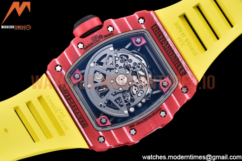 Richard Mille - RM035-02 Rafael Nadal Yelw RNTPT/RU Skele T+F RMUL2