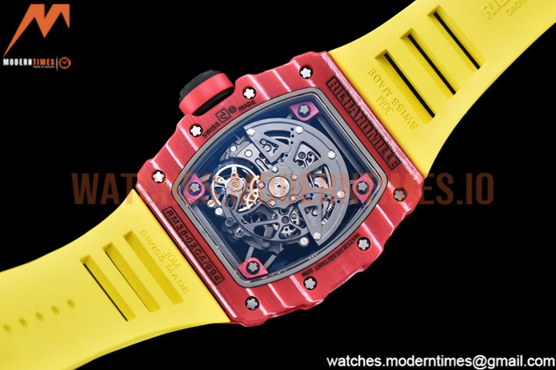 Richard Mille - RM035-02 Rafael Nadal Yelw RNTPT/RU Skele T+F RMUL2