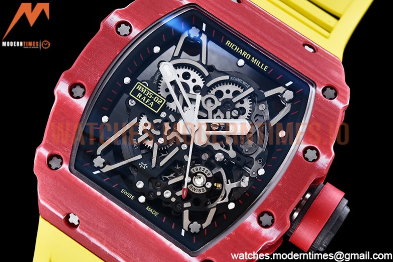 Richard Mille - RM035-02 Rafael Nadal Yelw RNTPT/RU Skele T+F RMUL2
