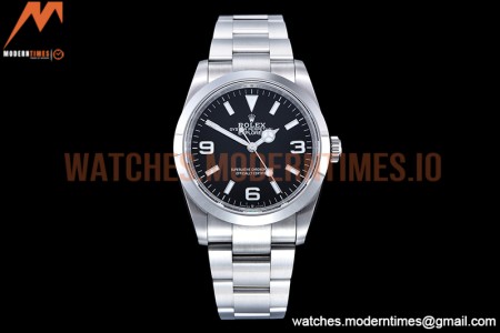 Rolex - Explorer 1 124270 36mm 904L SS/SS Blk GMF V2 VR3230
