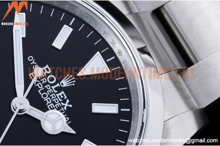 Rolex - Explorer 1 124270 36mm 904L SS/SS Blk GMF V2 VR3230