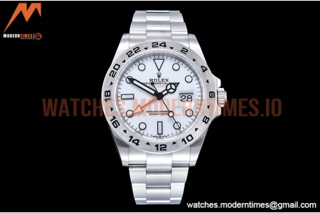 Rolex - Explorer II 226570 904L SS/SS Wht GMF V4 A3285 CHS
