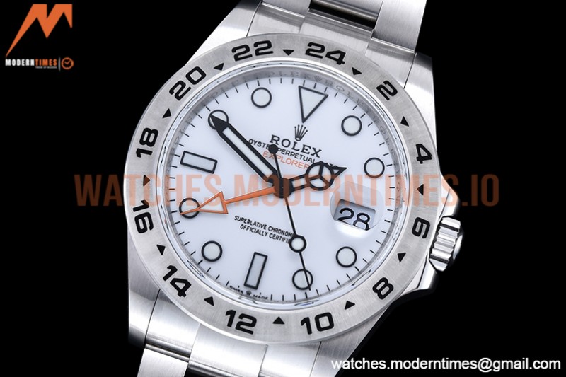 Rolex - Explorer II 226570 904L SS/SS Wht GMF V4 A3285 CHS