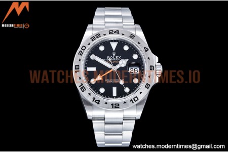 Rolex - Explorer II 226570 904L SS/SS Blk GMF V4 VR3285 CHS