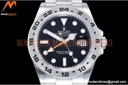 Rolex - Explorer II 226570 904L SS/SS Blk GMF V4 VR3285 CHS