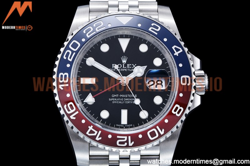 Rolex - GMT II 116710 Jub 904L SS/SS Blk APSF VR3186 CHS