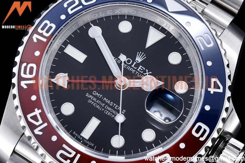 Rolex - GMT II 116710 Jub 904L SS/SS Blk APSF VR3186 CHS