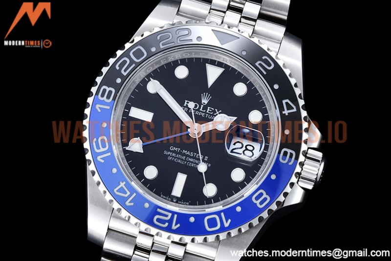Rolex - GMT II 126710 Jub 904L SS/SS Blk APSF VR3186 CHS