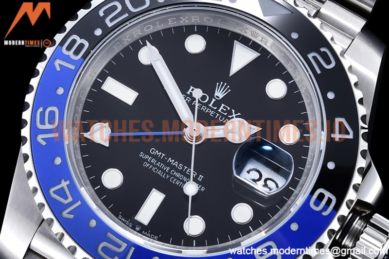 Rolex - GMT II 126710 Jub 904L SS/SS Blk APSF VR3186 CHS