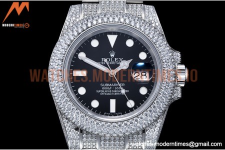 Rolex - Submariner 904 Dia Dia/Dia Black JVS VR3135