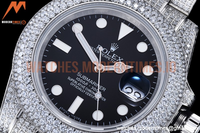 Rolex - Submariner 904 Dia Dia/Dia Black JVS VR3135