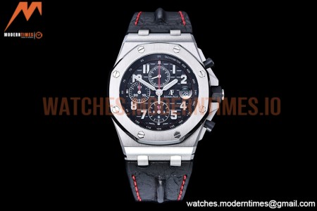 Audemars Piguet - AP ROO Chronograph SS/LE Blk/Num JJF A3126 Mod