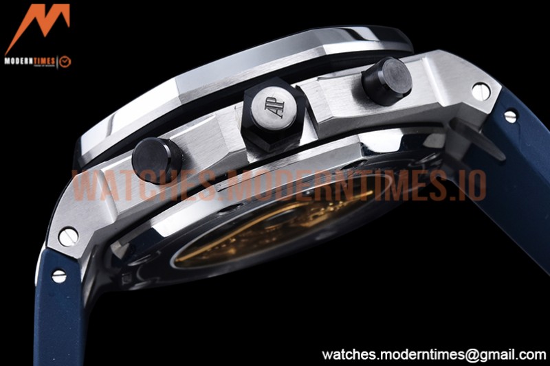 Audemars Piguet - AP ROO Chronograph SS/RU Blue/Num JJF A3126 Mod