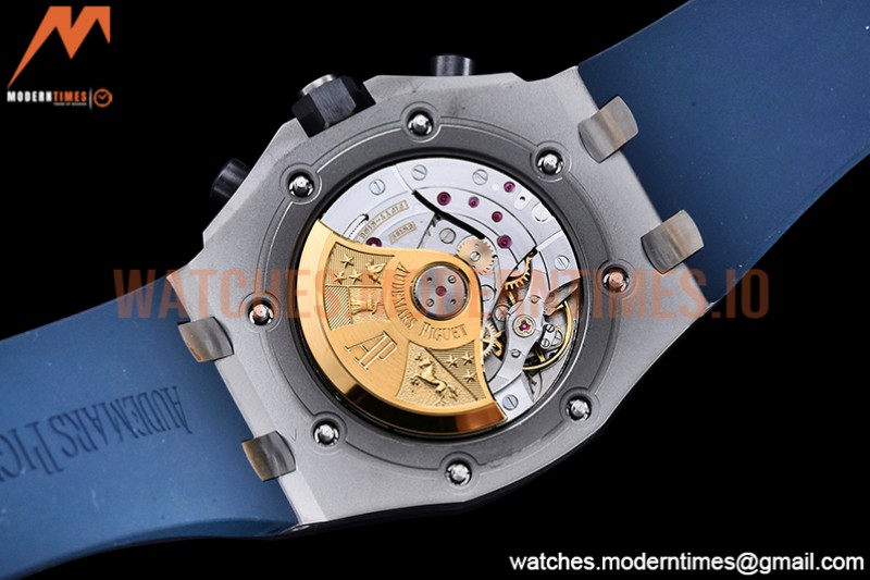Audemars Piguet - AP ROO Chronograph SS/RU Blue/Num JJF A3126 Mod