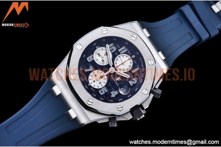 Audemars Piguet - AP ROO Chronograph SS/RU Blue/Num JJF A3126 Mod