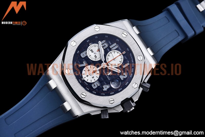 Audemars Piguet - AP ROO Chronograph SS/RU Blue/Num JJF A3126 Mod