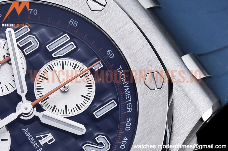 Audemars Piguet - AP ROO Chronograph SS/RU Blue/Num JJF A3126 Mod
