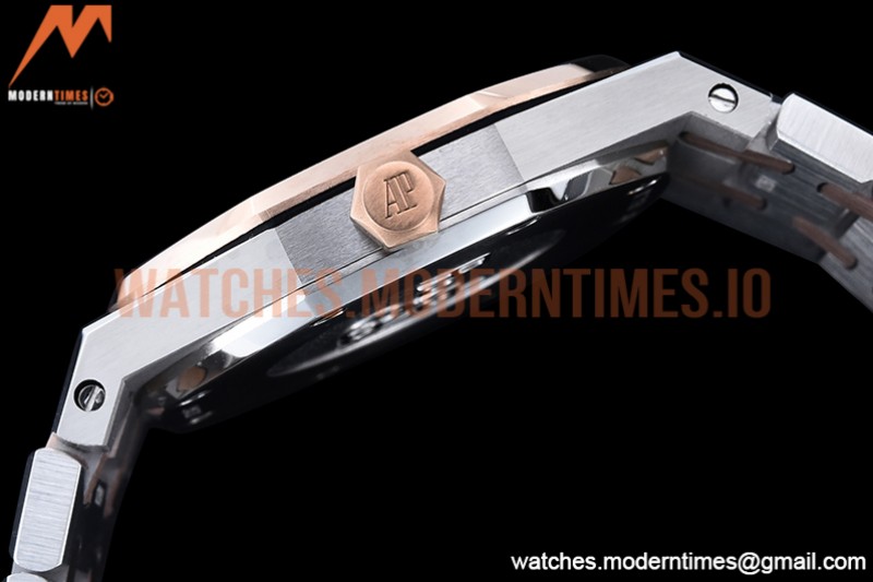 Audemars Piguet - Royal Oak Ladies 67650SR 33mm RG/SS White JJF Qtz