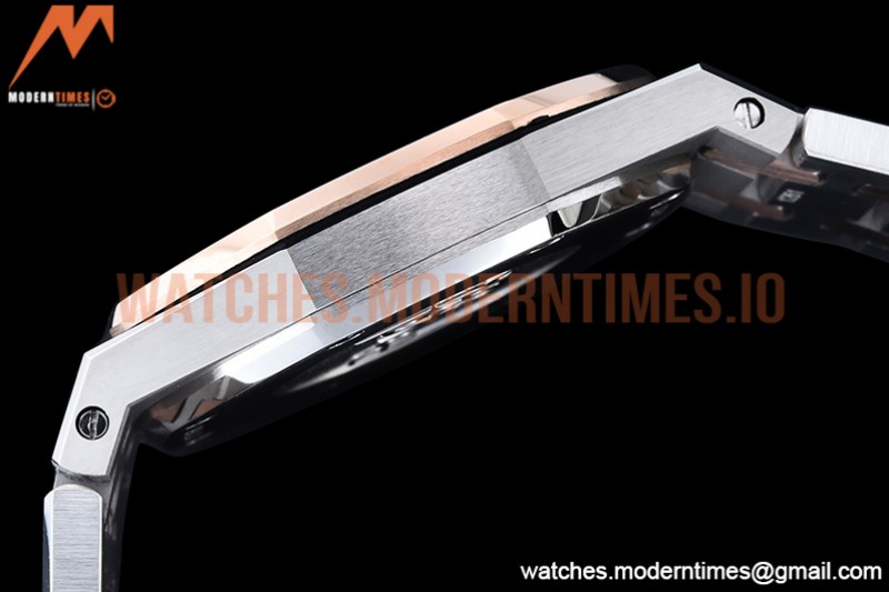 Audemars Piguet - Royal Oak Ladies 67650SR 33mm RG/SS White JJF Qtz