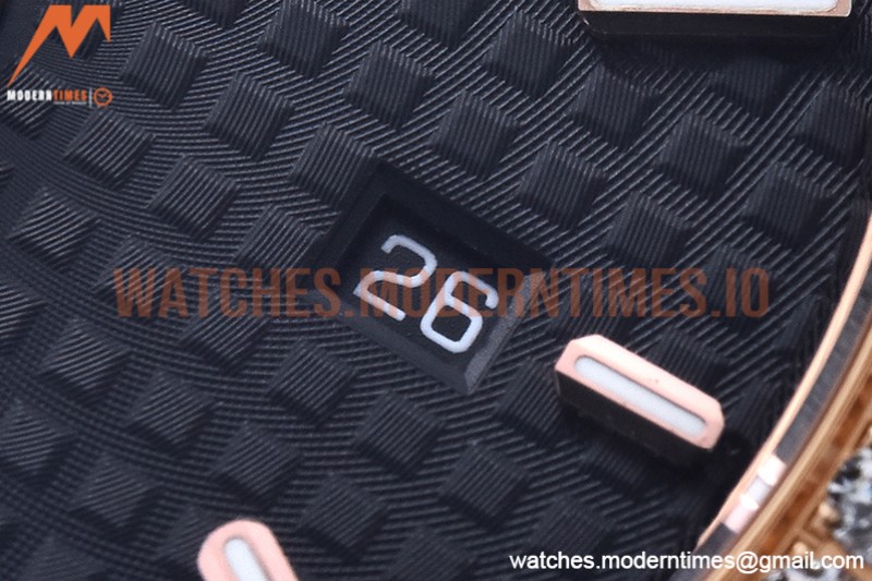 Audemars Piguet - Royal Oak Ladies 67650SR 33mm RG/SS Black JJF Qtz