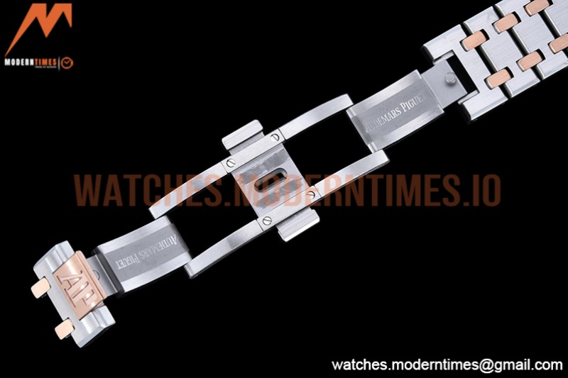 Audemars Piguet - Royal Oak Ladies 67650SR 33mm RG/SS Black JJF Qtz