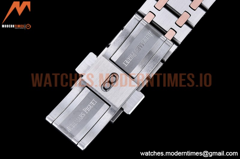 Audemars Piguet - Royal Oak Ladies 67650SR 33mm RG/SS Black JJF Qtz