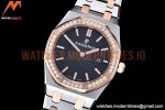 Audemars Piguet - Royal Oak Ladies 67650SR 33mm RG/SS Black JJF Qtz