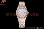 Audemars Piguet - Royal Oak Ladies 67651OR 33mm Dia RG/RG White JJF Qtz