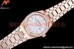 Audemars Piguet - Royal Oak Ladies 67651OR 33mm Dia RG/RG White JJF Qtz