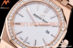 Audemars Piguet - Royal Oak Ladies 67651OR 33mm Dia RG/RG White JJF Qtz