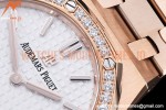 Audemars Piguet - Royal Oak Ladies 67651OR 33mm Dia RG/RG White JJF Qtz