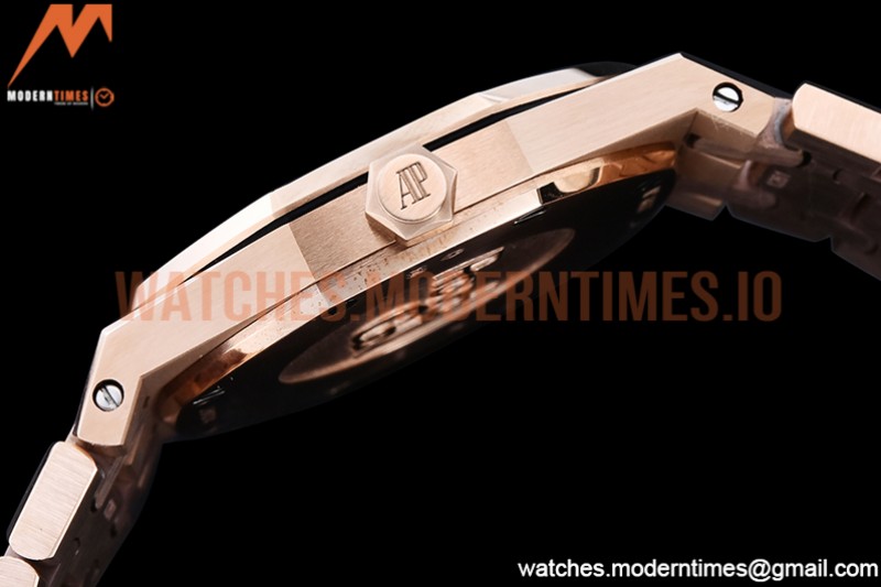 Audemars Piguet - Royal Oak Ladies 67651OR 33mm Dia RG/RG Brown JJF Qtz