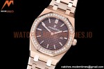 Audemars Piguet - Royal Oak Ladies 67651OR 33mm Dia RG/RG Brown JJF Qtz