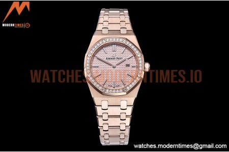 Audemars Piguet - Royal Oak Ladies 67651OR 33mm Dia RG/RG RG JJF Qtz