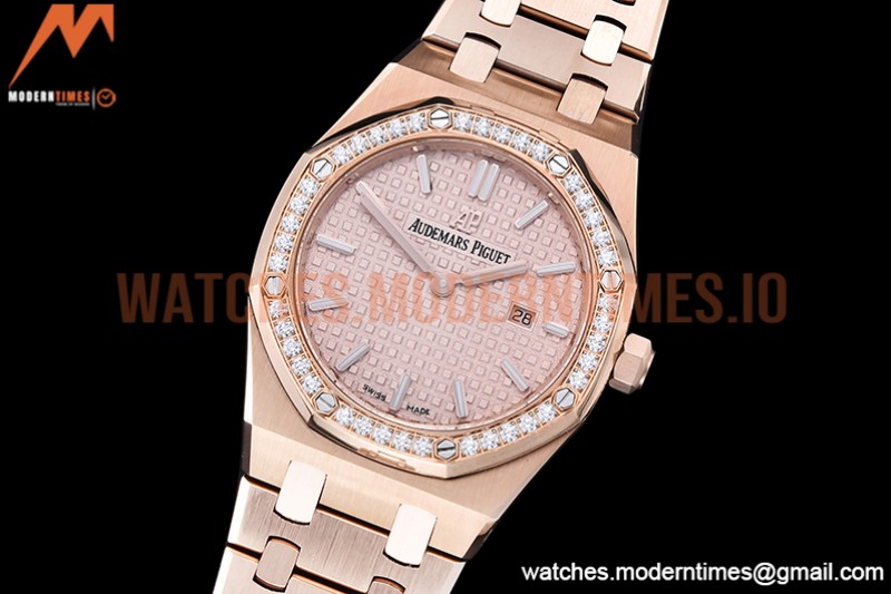 Audemars Piguet - Royal Oak Ladies 67651OR 33mm Dia RG/RG RG JJF Qtz