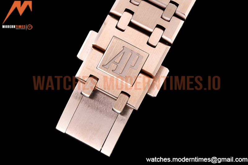 Audemars Piguet - Royal Oak Ladies 67651OR 33mm Dia RG/RG Black JJF Qtz