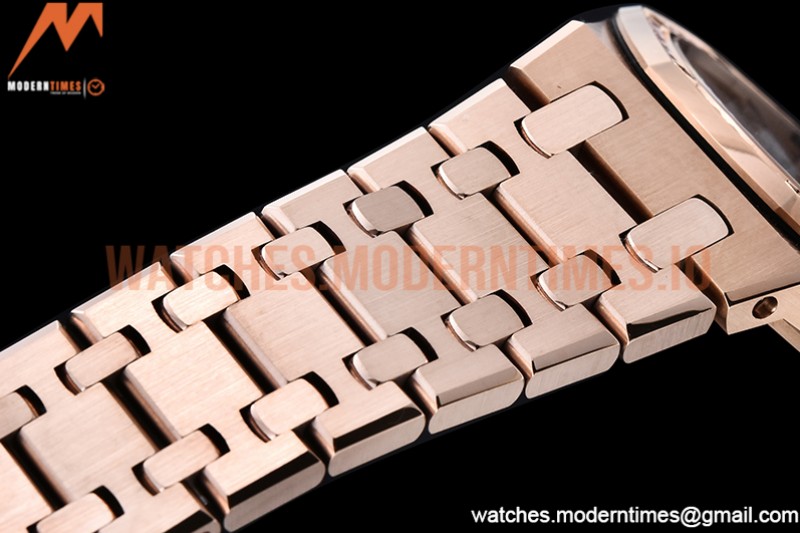 Audemars Piguet - Royal Oak Ladies 67651OR 33mm Dia RG/RG Black JJF Qtz