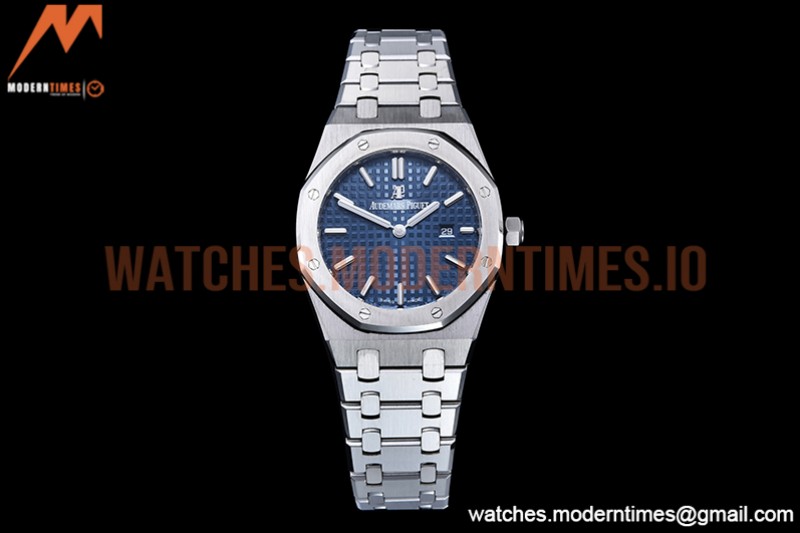 Audemars Piguet - Royal Oak Ladies 67650ST 33mm SS/SS Blue JJF Quartz