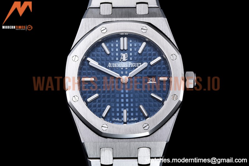 Audemars Piguet - Royal Oak Ladies 67650ST 33mm SS/SS Blue JJF Quartz
