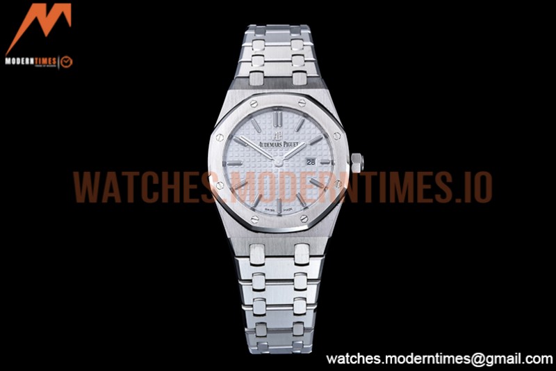 Audemars Piguet - Royal Oak Ladies 67650ST 33mm SS/SS White JJF Quartz
