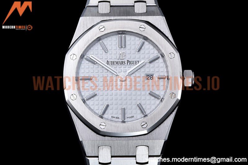 Audemars Piguet - Royal Oak Ladies 67650ST 33mm SS/SS White JJF Quartz